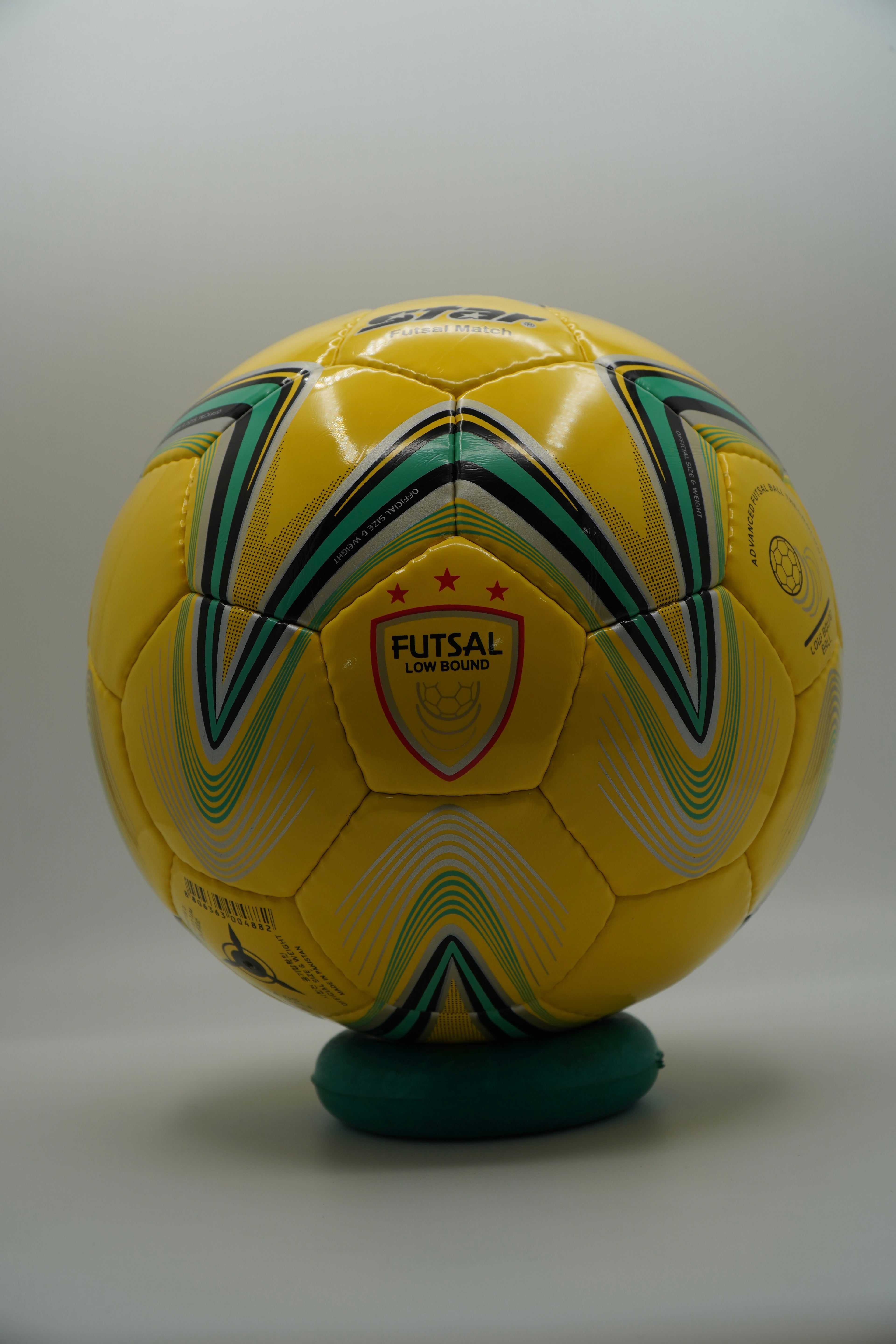 Star Futsal Match Ball - Yellow/Teal (Low Bound)
