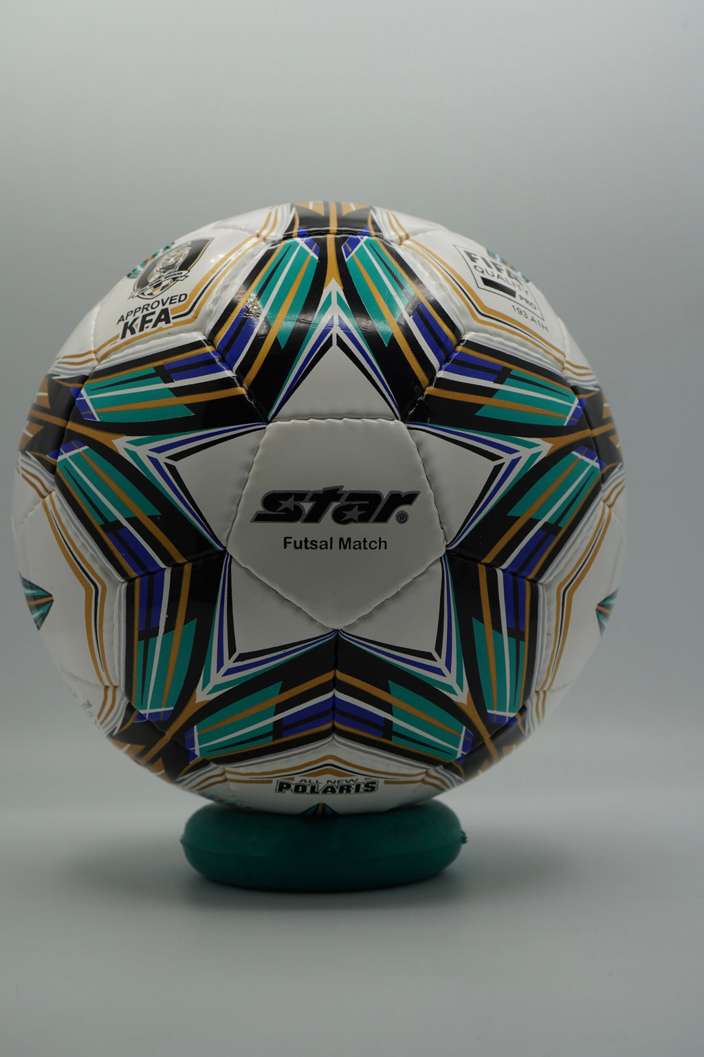 Star Polaris Futsal Match Ball (FIFA Quality Pro) - White/Green