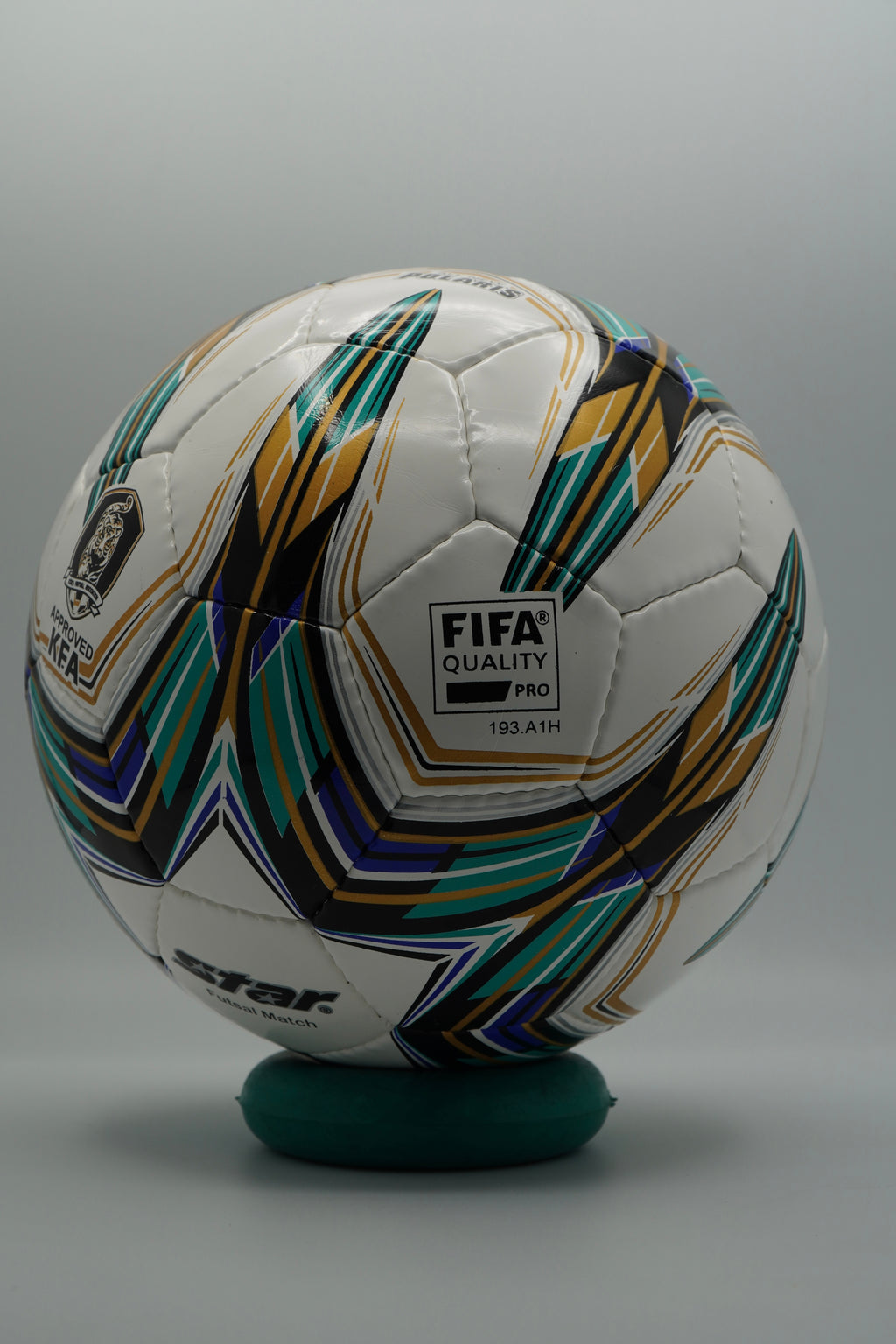 Star Polaris Futsal Match Ball (FIFA Quality Pro) - White/Green