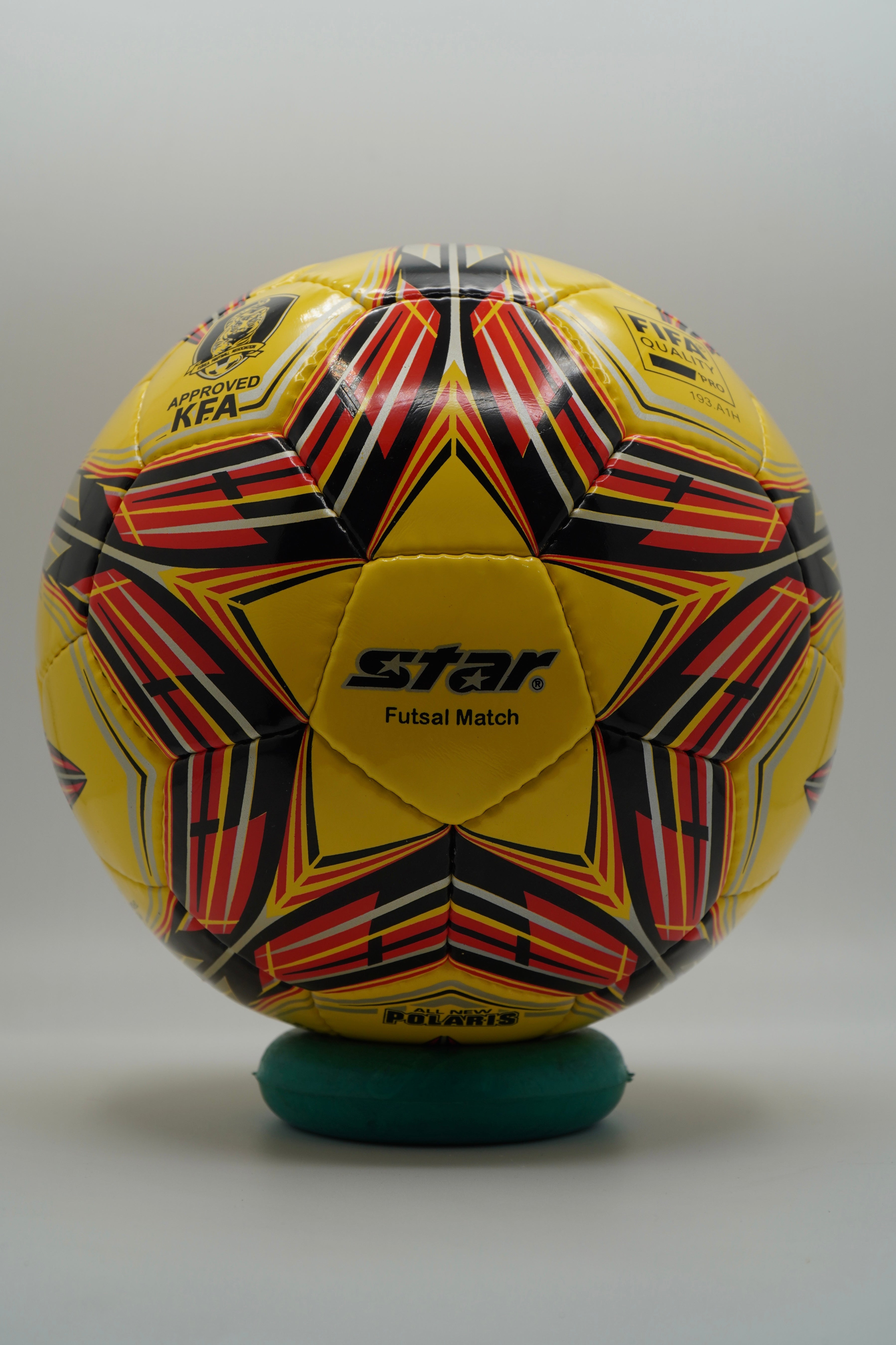Star Polaris Futsal Match Ball (FIFA Quality Pro) - Yellow/Red