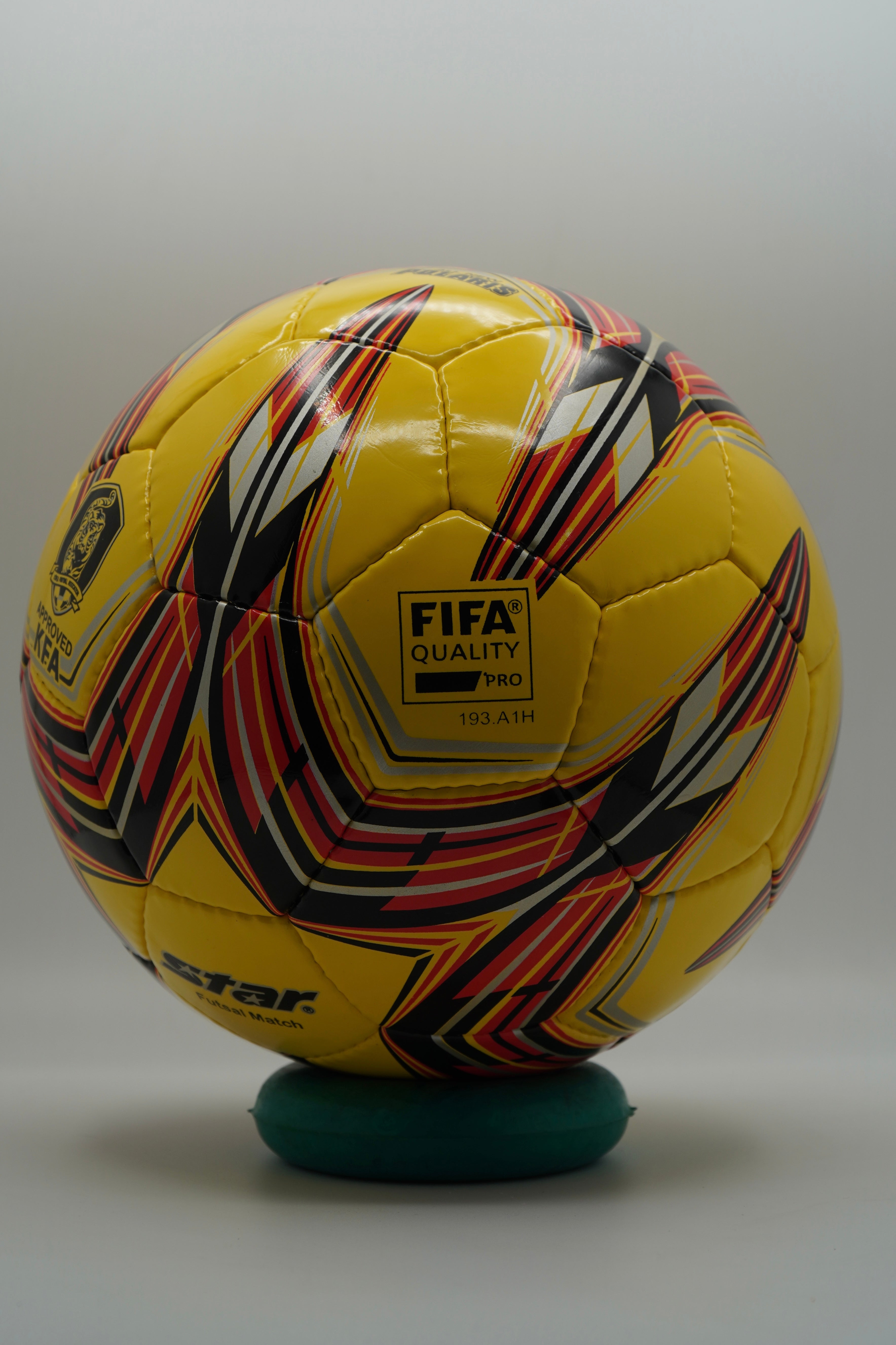 Star Polaris Futsal Match Ball (FIFA Quality Pro) - Yellow/Red