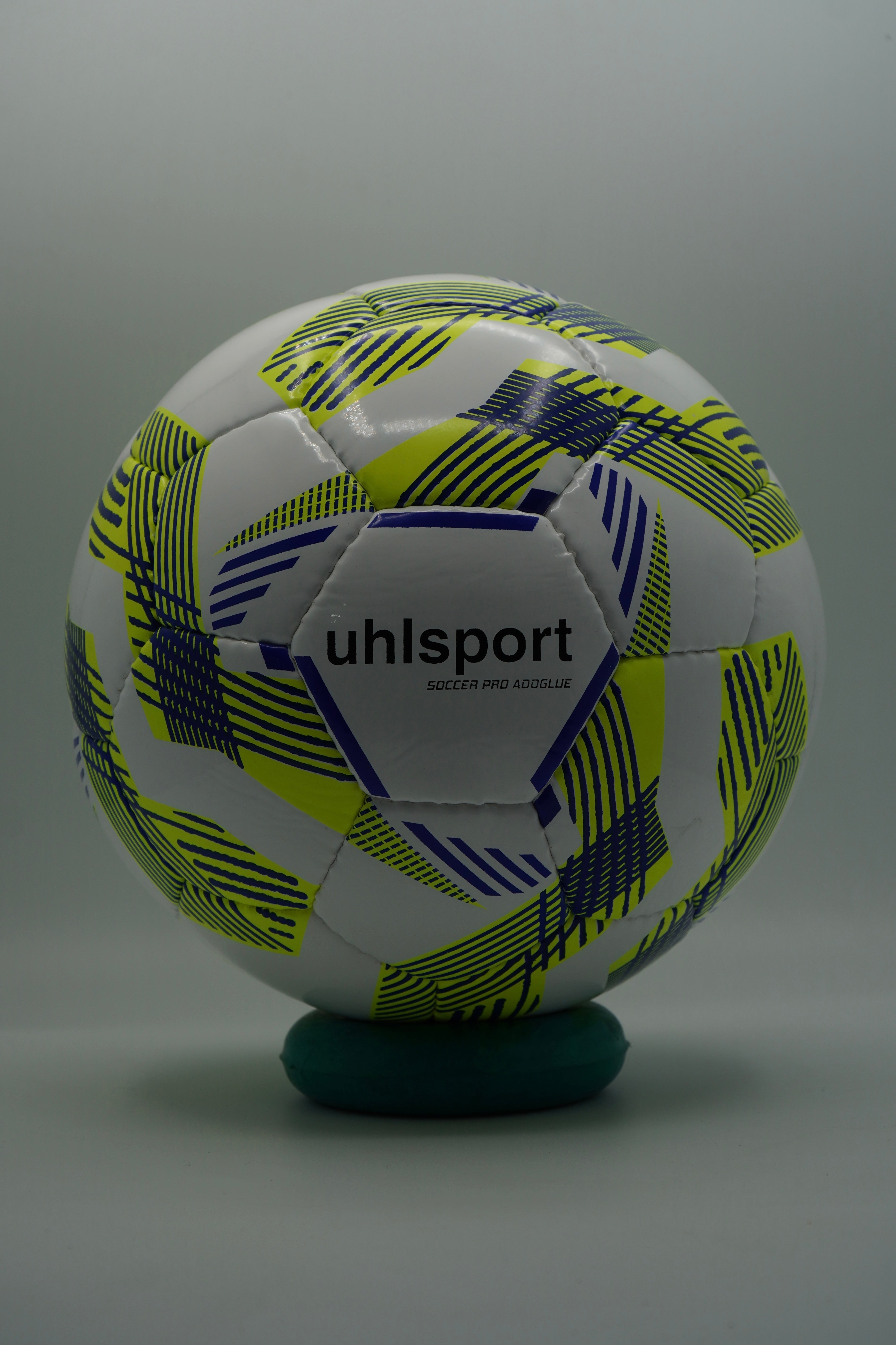 Uhlsport Soccer Pro Addglue Training Futsal Ball (Lime/Blue)