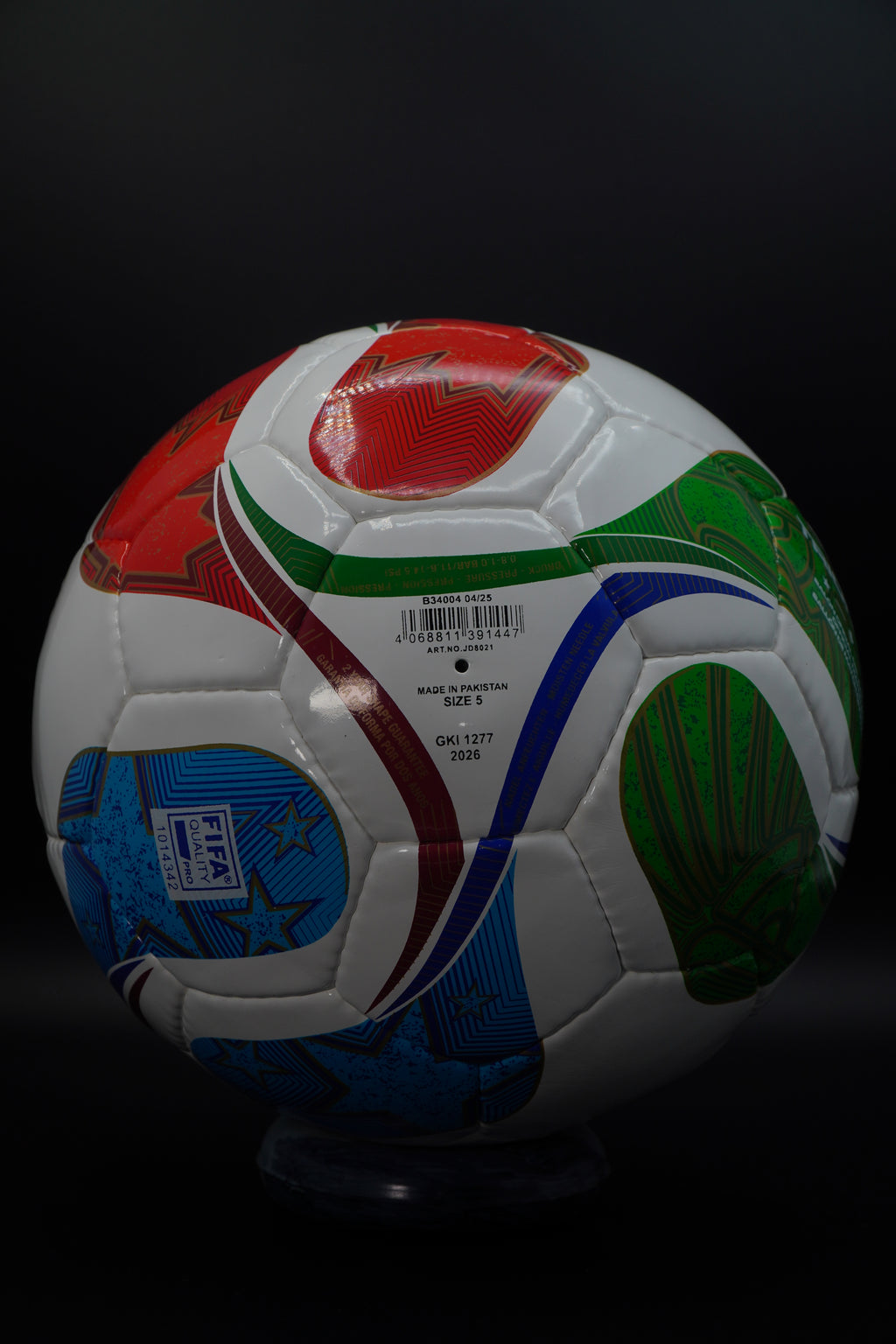 Adidas Trionda FIFA World Cup Final 2026 Ball - Size 5 (Hand-Stitched)  Certification: FIFA Quality