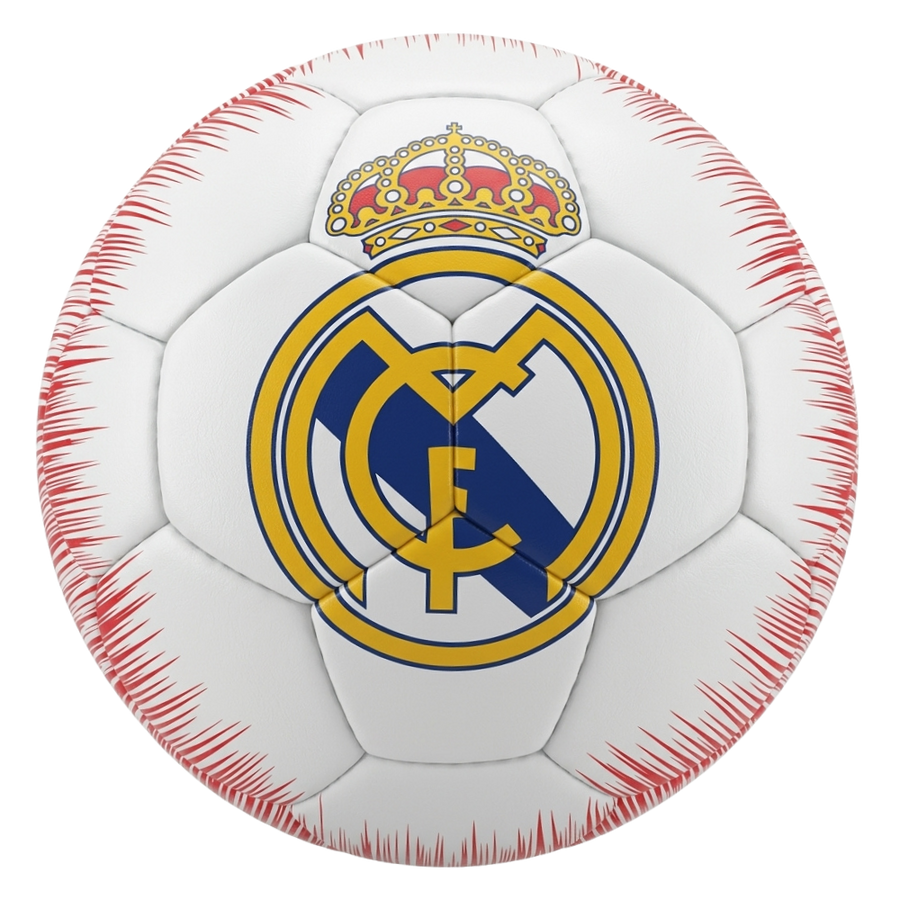 Real Madrid CF Club Football (Red/White)