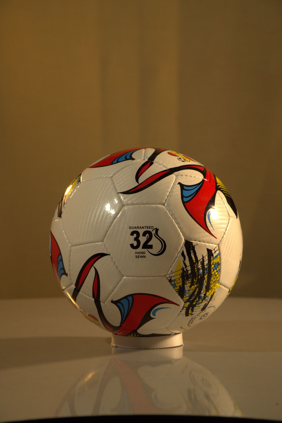 Gold Key International – Size 5 Hand-Stitched Professional Training Football